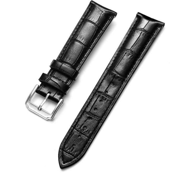 The first layer of leather watch with men's semi-thin universal leather strap female leather strap