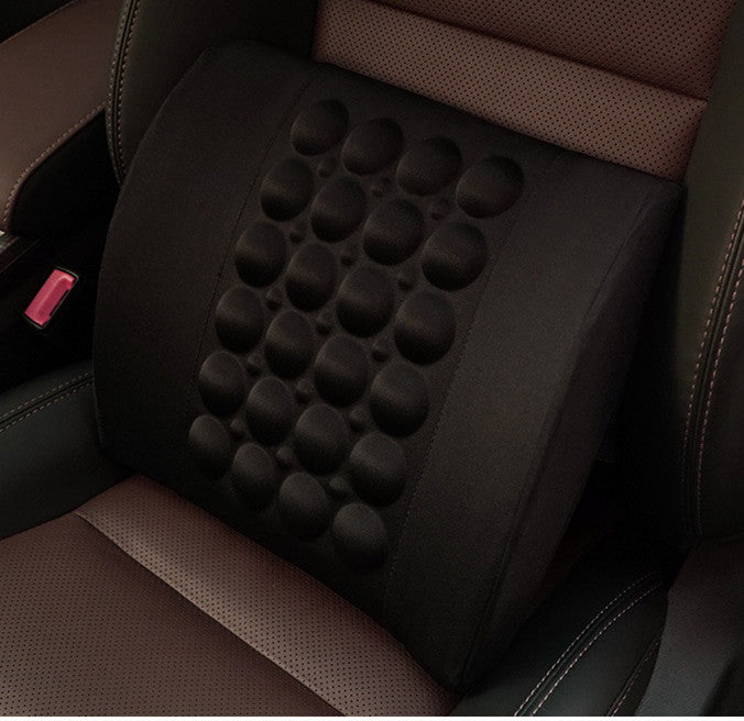 Electric massage lumbar cushion for car