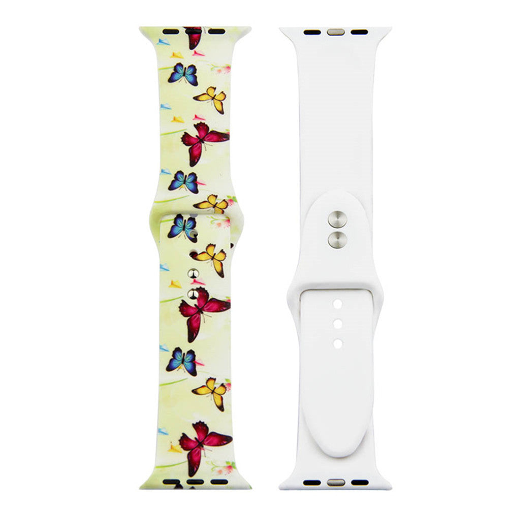 Silicone European And American Color Strap For Watch