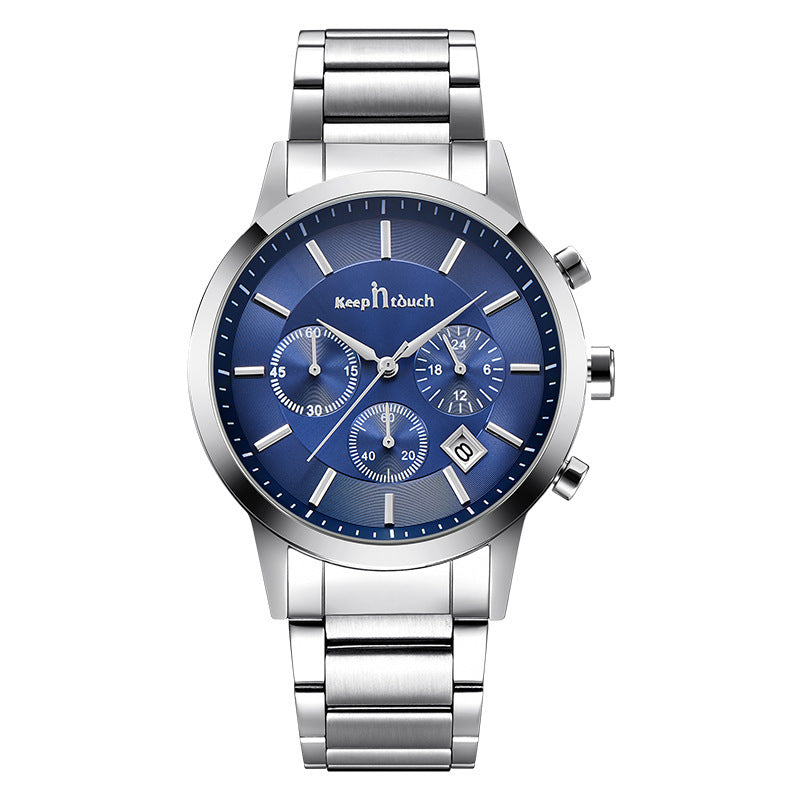 Multifunctional men's watch trend calendar waterproof