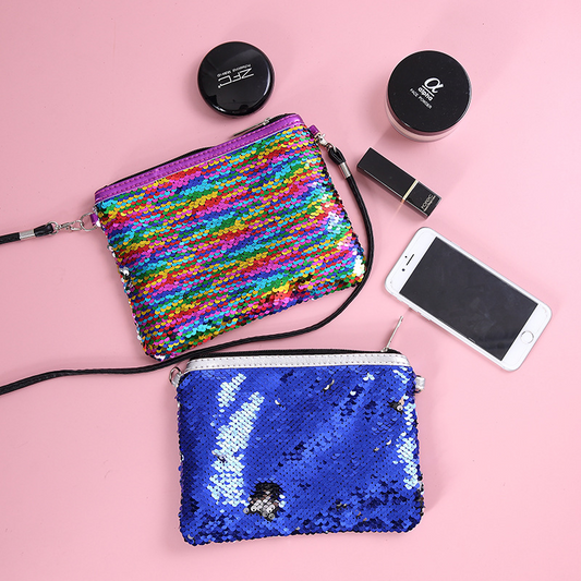Sparkly one-shoulder bag
