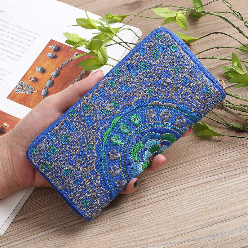 Ethnic style embroidered bag