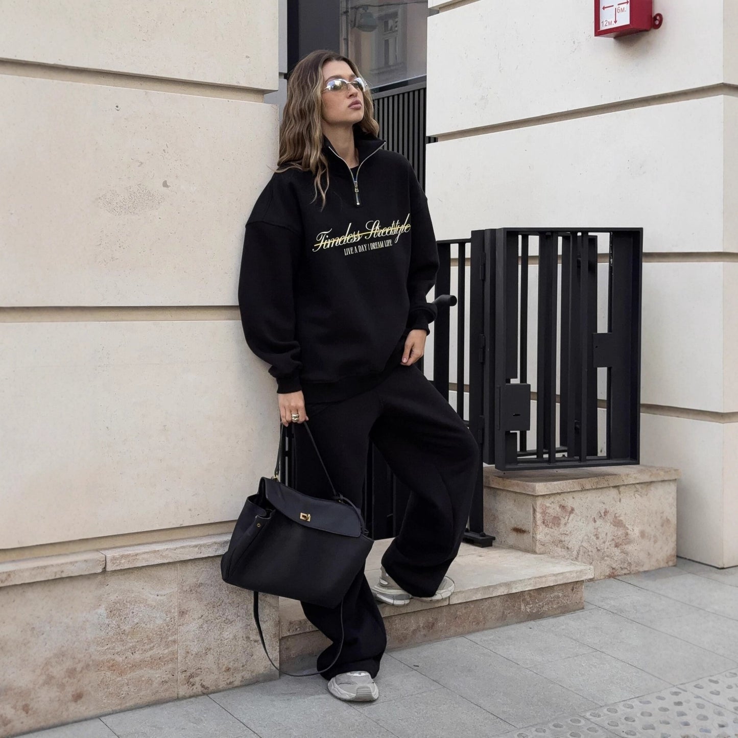 Casual Set Hoodie Sweatpants Two-piece Set