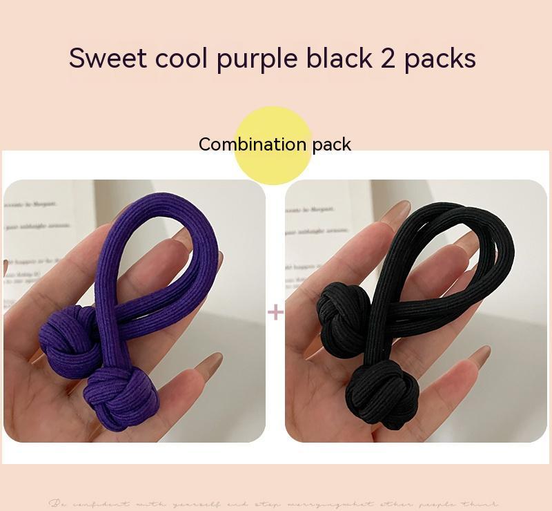 Girls' High-end Hair Band With Rubber Band