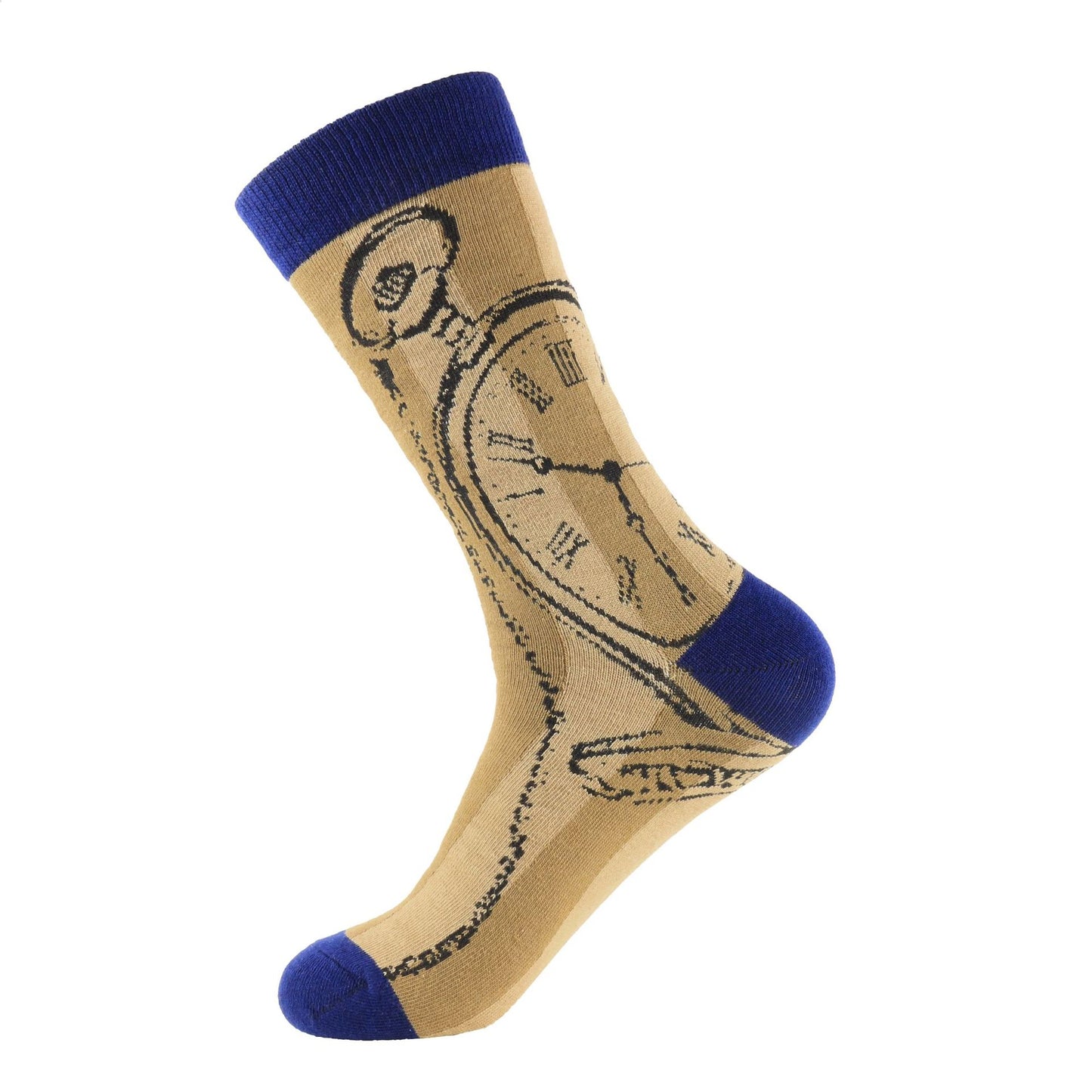 Fashion Color Wine Glass Drink Cotton Mid-calf Length Socks