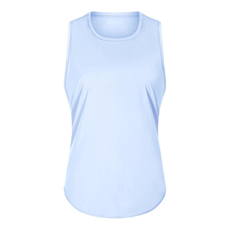 New Yoga Vest Fitness Exercise Sleeveless Blouse Quick-drying Loose Yoga Top