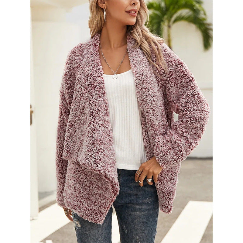 Double-sided Lamb Wool Coat Loose And Thick