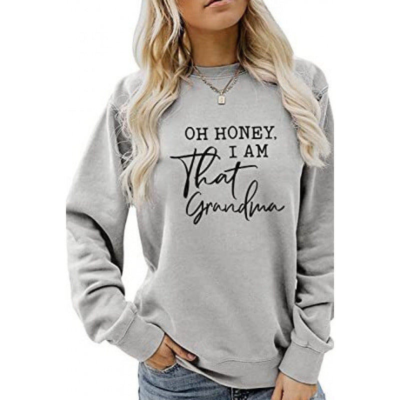 Womens Casual Printed Sweatshirt