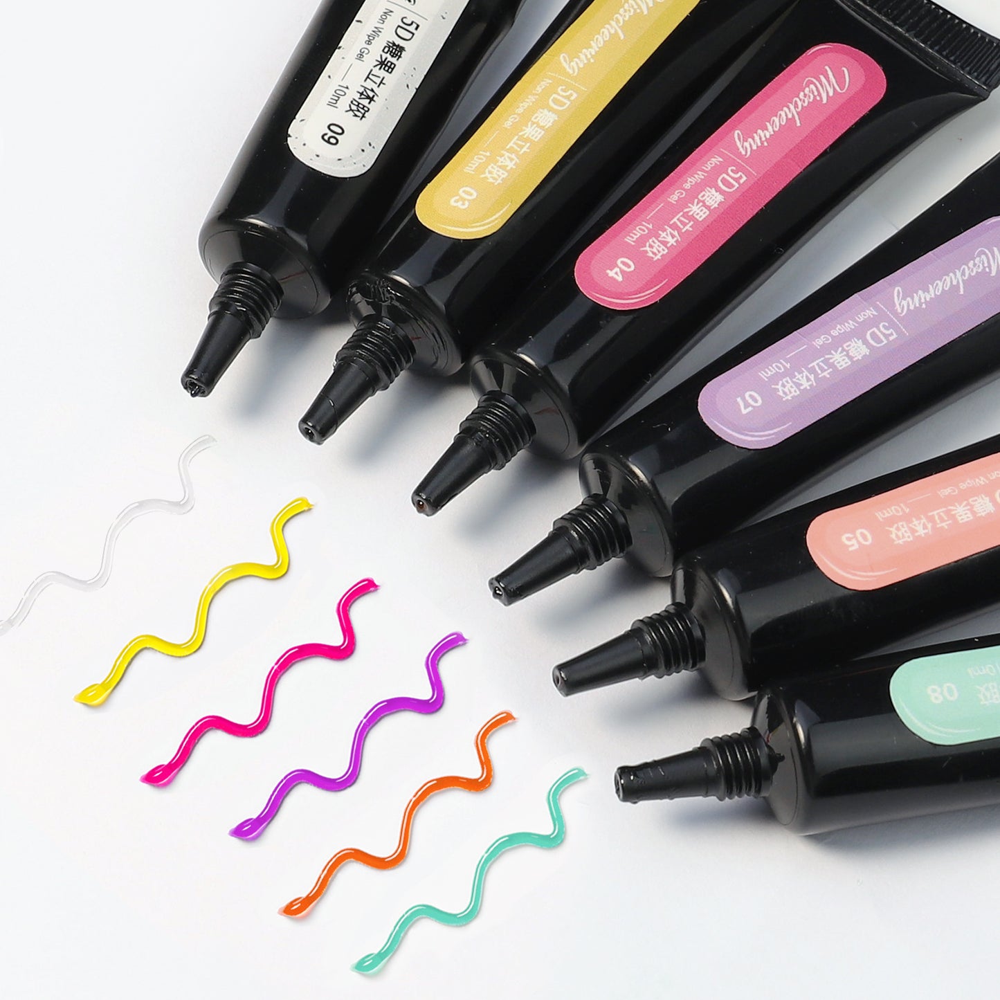 5D Hose Stereoscopic Nail Polish Candy Macaron Jelly Leave-In Gel