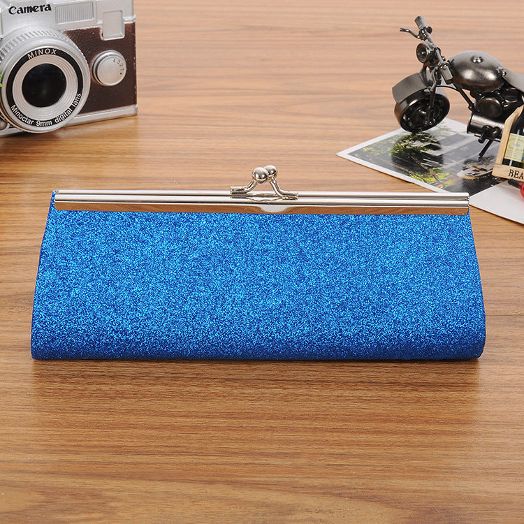 Long Wallet With Metal Clip Creative Chain Tote