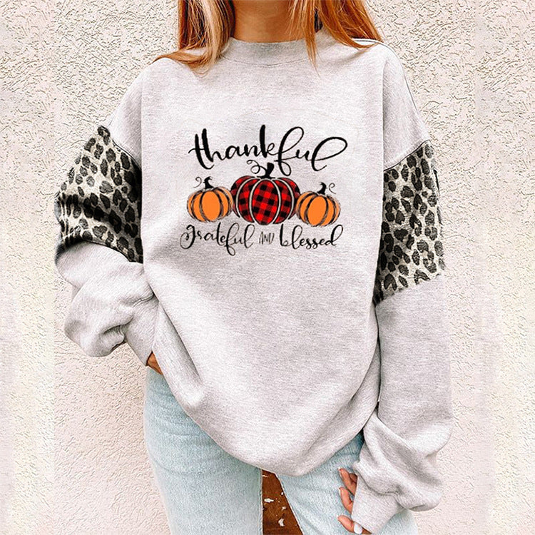 Round Neck Knit Long Sleeve Long Dress Floral