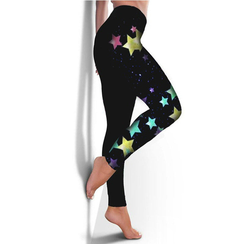 Fashion Women's Printed Trousers Yoga Pants