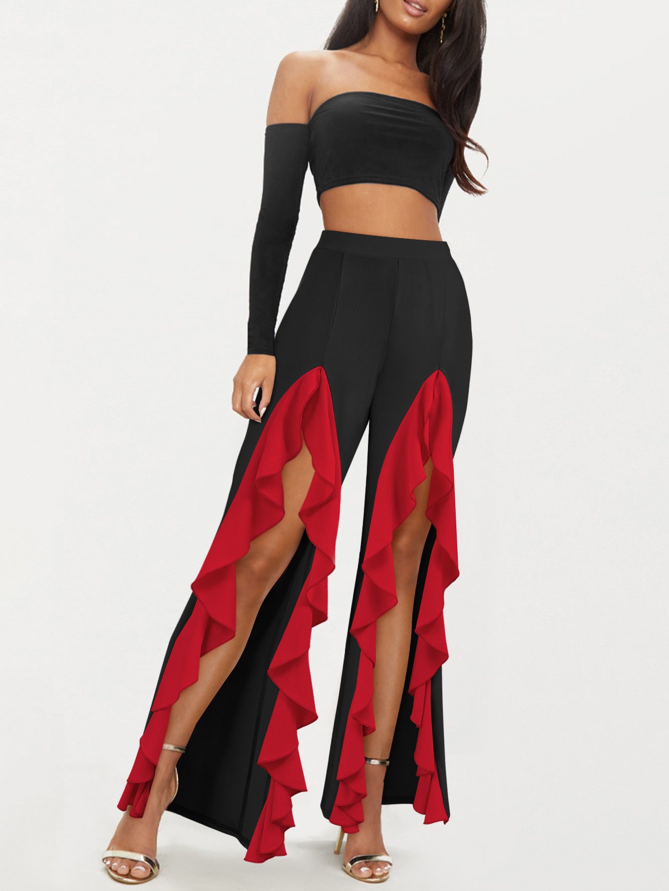 Printed Spring Fall American-style Designer-Look