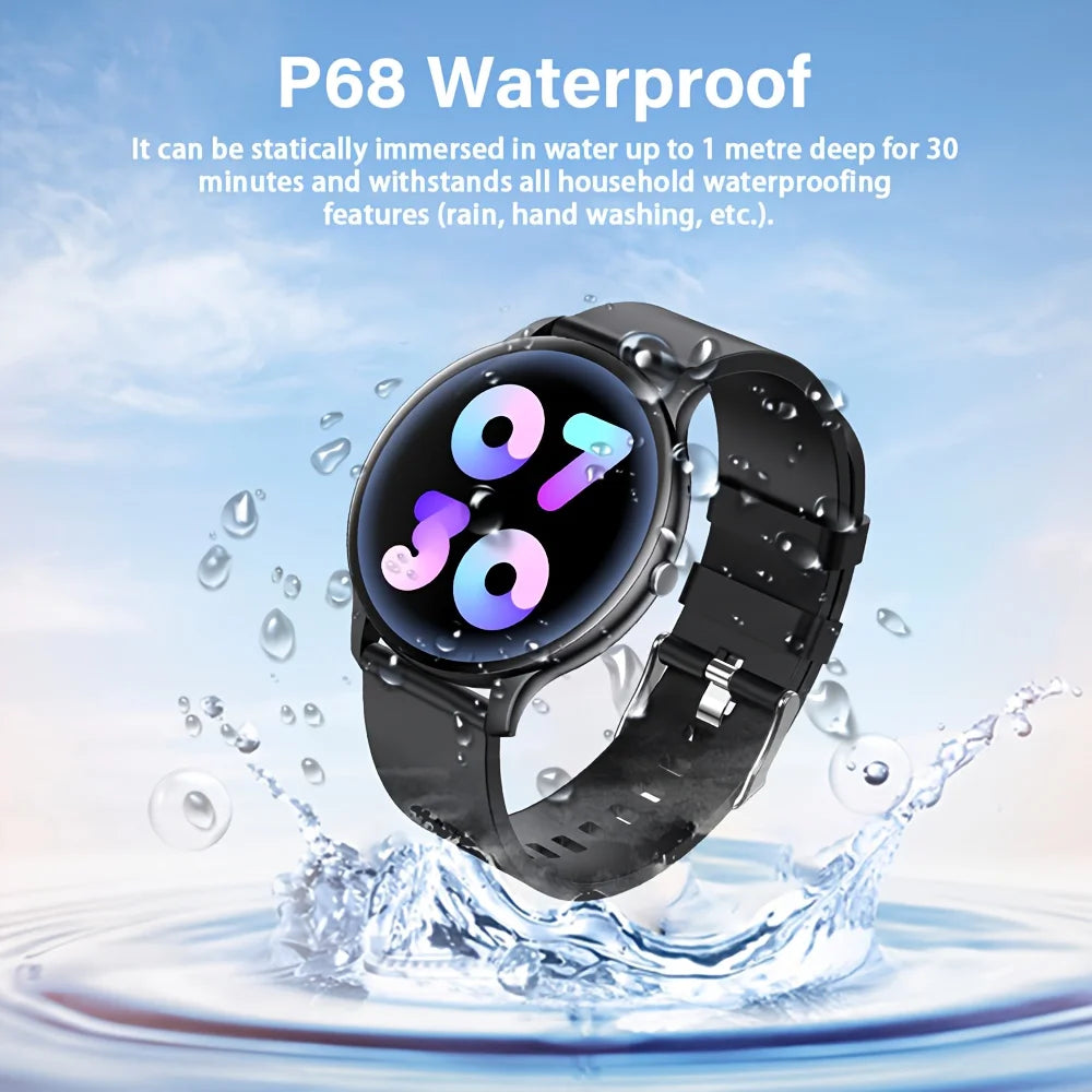 Smart Watch 1.46 HD Screen Heart Rate Monitor Sports Fitness Watch IP68 Waterproof Bluetooth Android IOS Smart Watch