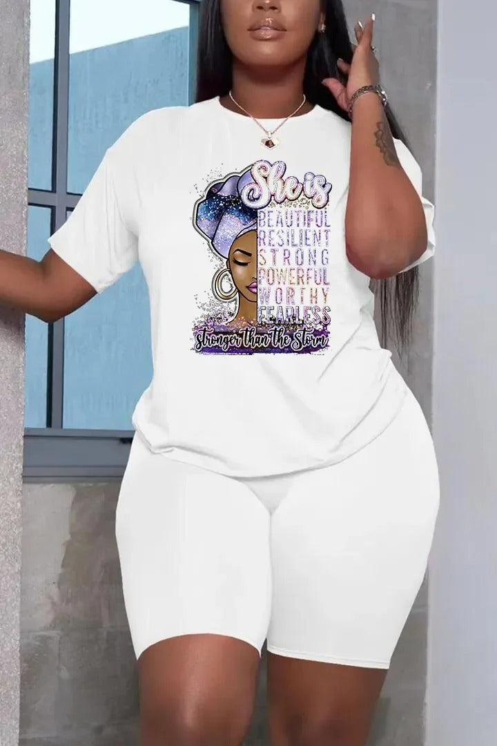 Summer New Short-Sleeve Shorts Set