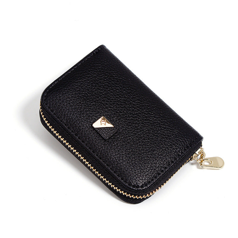 Women's Leather Solid Color Coin Purse