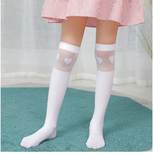 Children Stockings Over The Knee Velvet