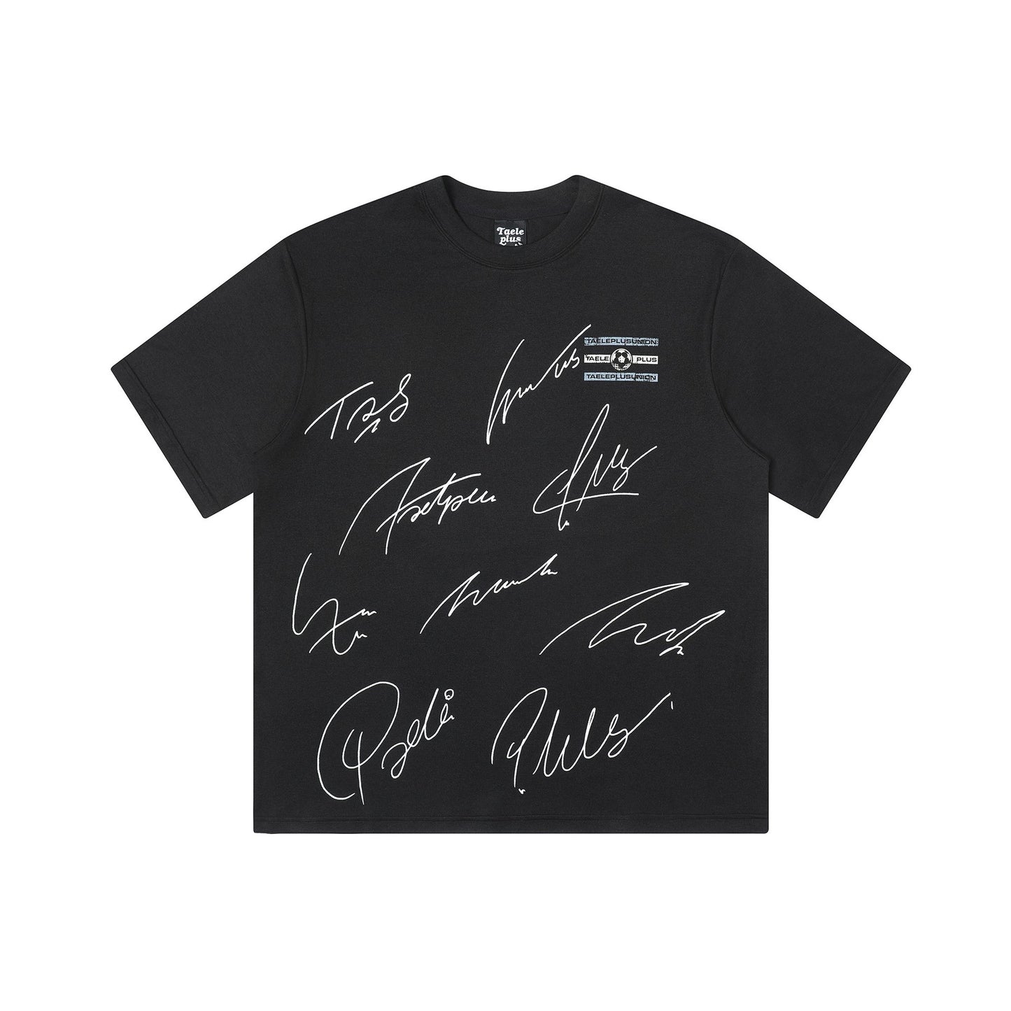 Fashion Personalized Letter Signature Printed Casual T-shirt