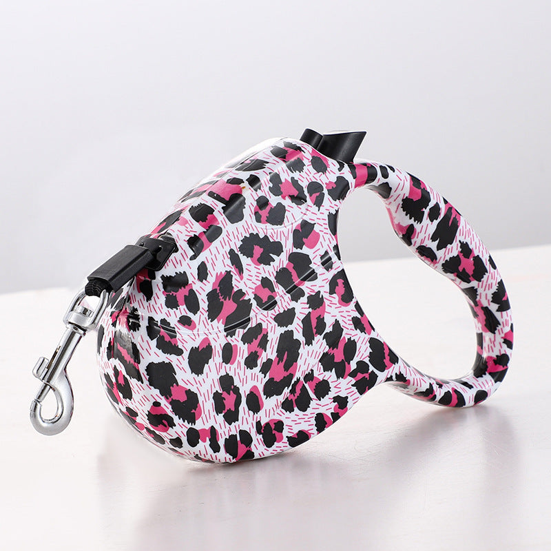 Creative Printed Pet Automatic Retractable Leash