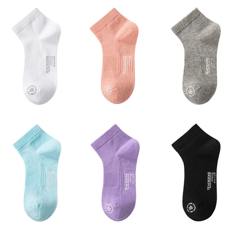 Women's Mid And Low Tube Cotton Antibacterial Stink Prevention Hosiery Boxed