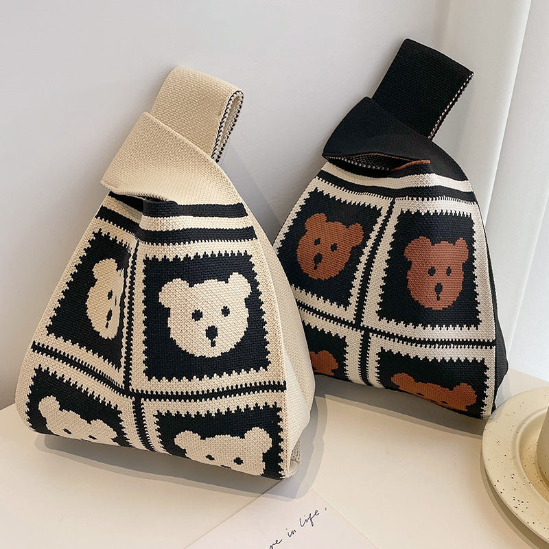 Women's Knitted Bag All-match Casual Handbag