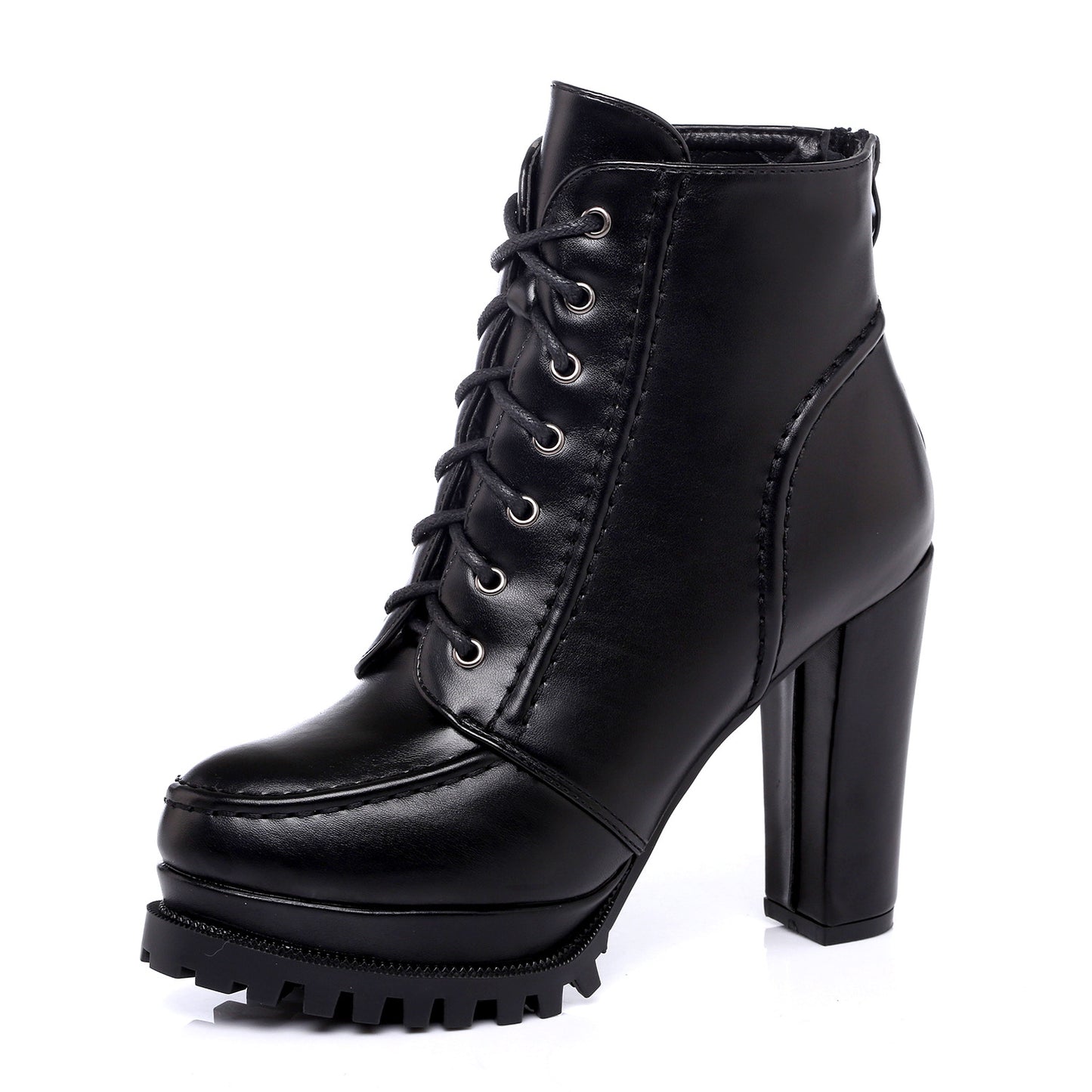Thick-heeled Martin Boots With Waterproof Typhoon All-match