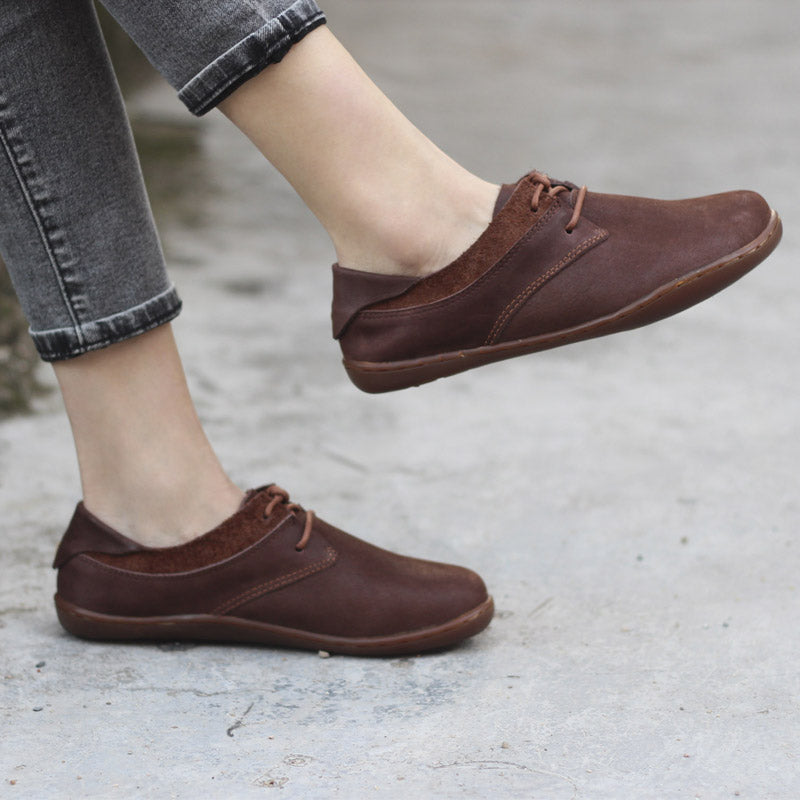 Retro Casual Women's Shoes Spring And Autumn Flat Shoes