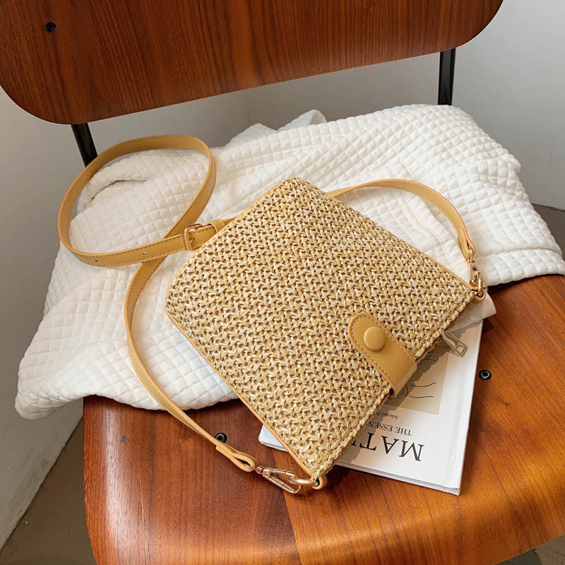 Casual Fashion Woven Bucket Bag