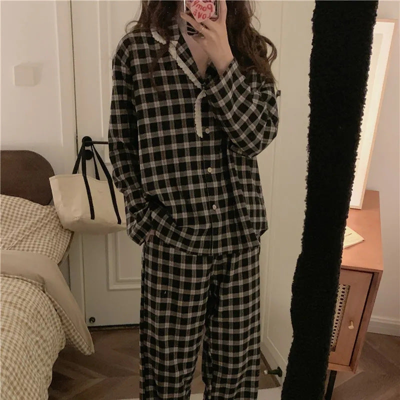 Womens Sweet Princess-Style Home Pajama Set