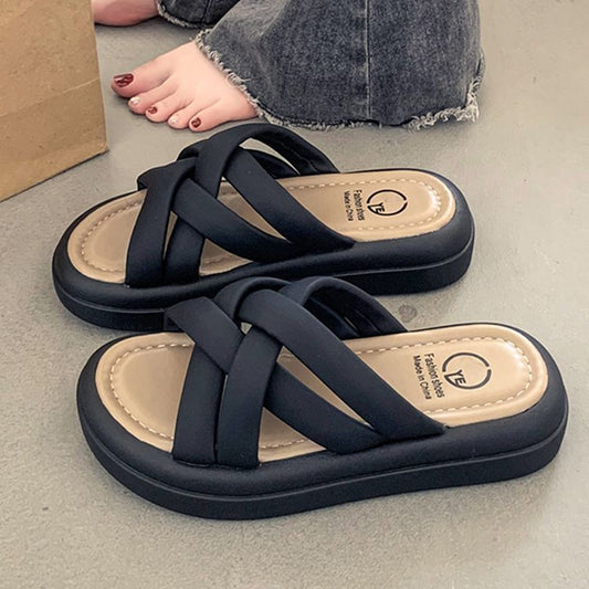 Sommer udendørs dametøfler mode