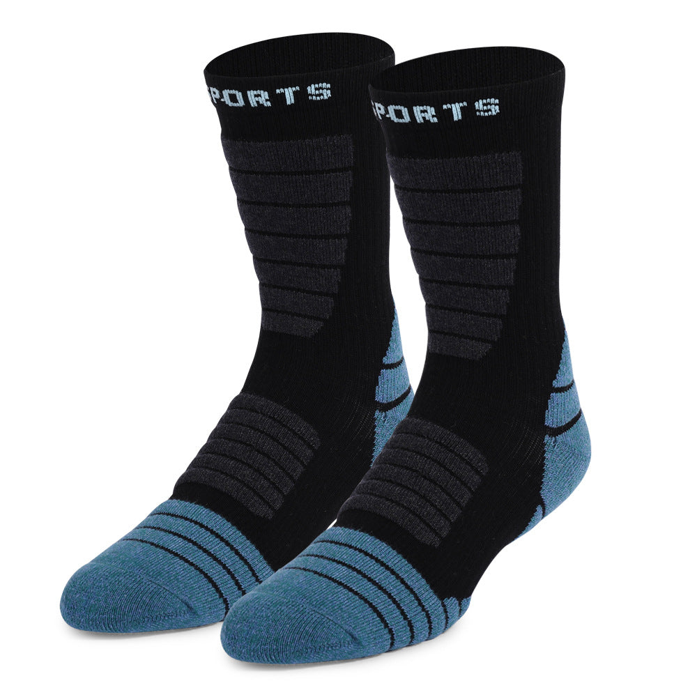 Men's And Women's Fashion Antibacterial Thickened Warm Wool Socks