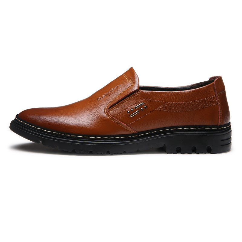 Herre Læder Formelle Rund Tå Business Casual Sko