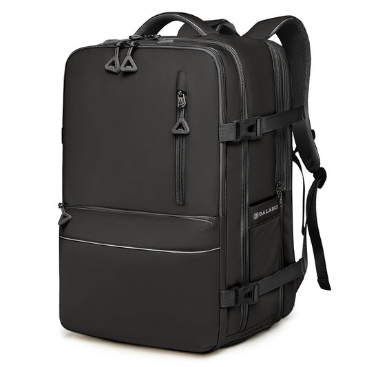 Pure Color Casual Versatile Men's And Women's Large Capacity Backpack