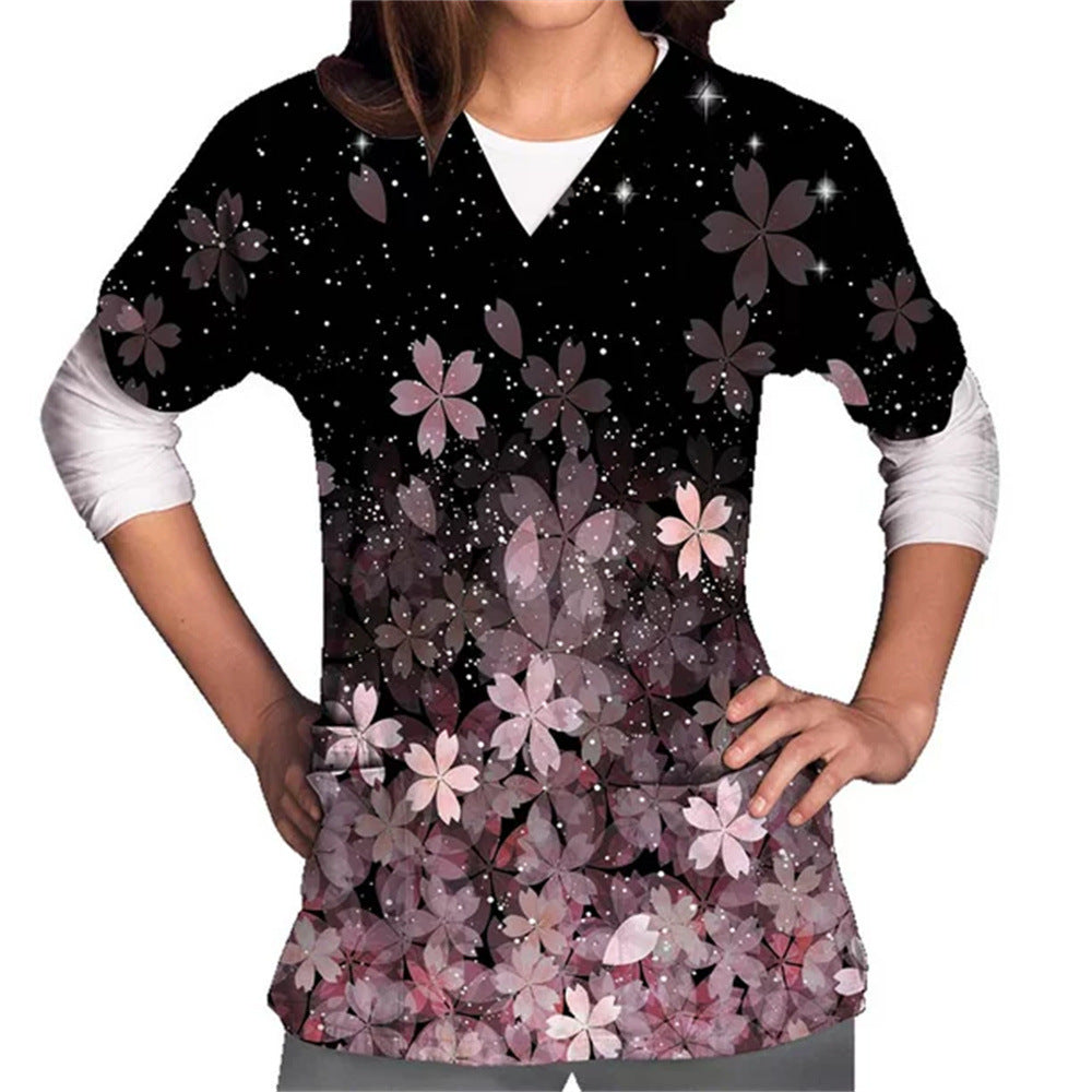3DV Collar Comfort And Casual Cloth For Nursing Workers
