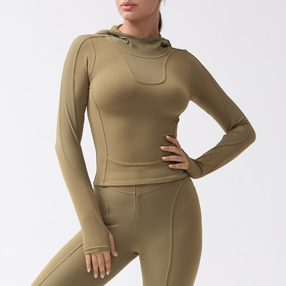 Women's Long-sleeved Pullover Outdoor Workout Clothes Sports Top
