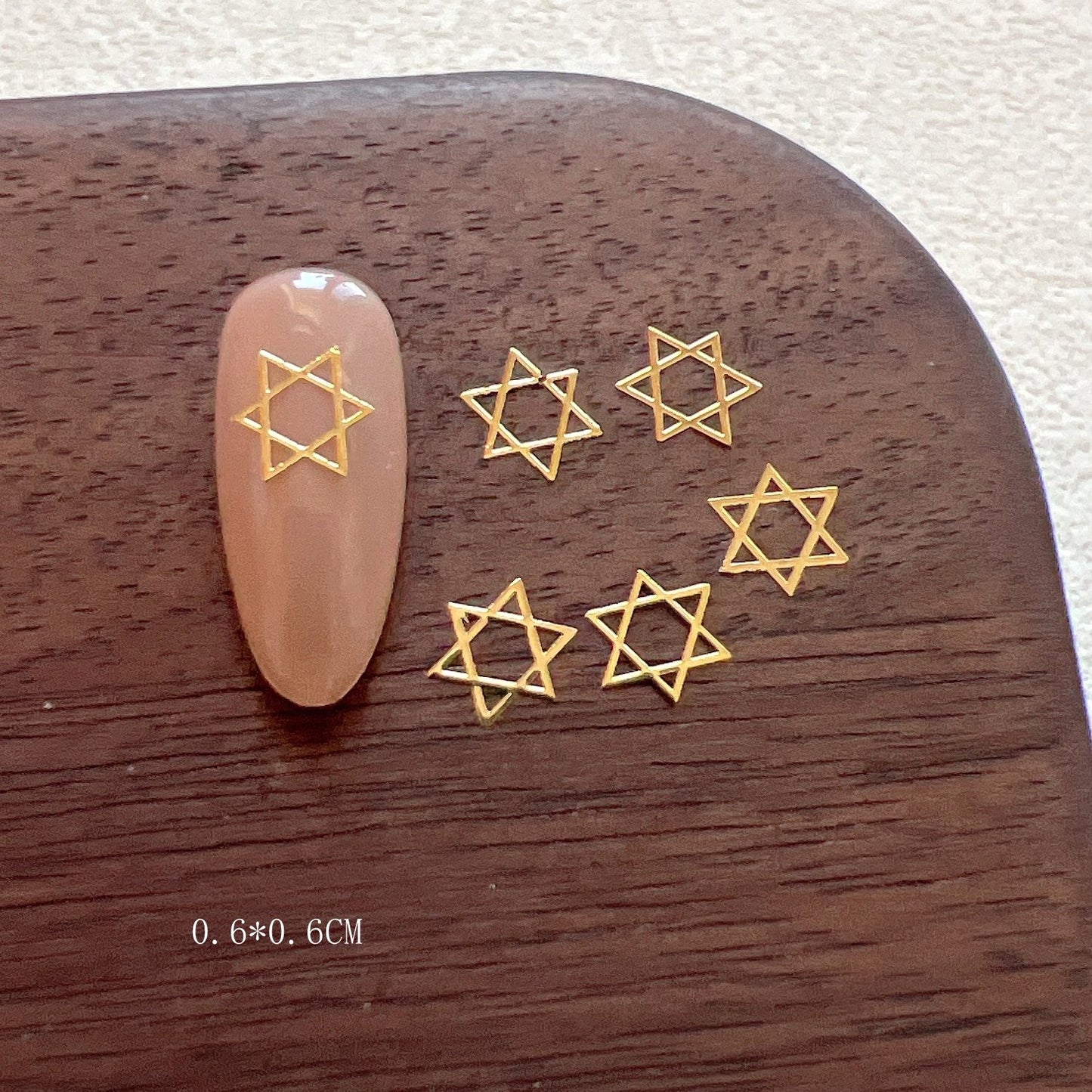 Gold And Silver Star Nail Art Metal Flakes