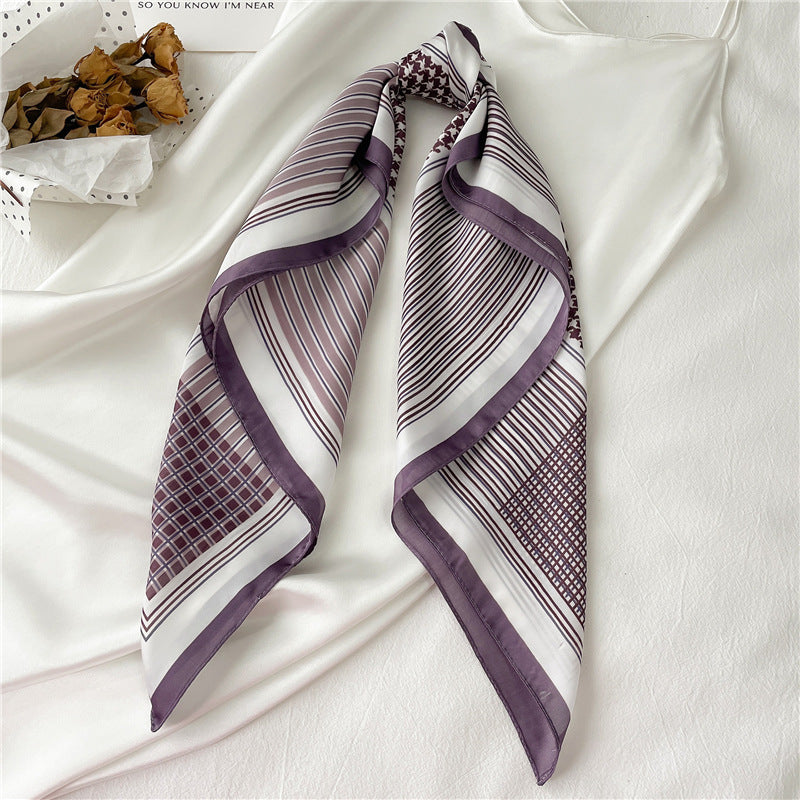 Luxury Wind Square 70cm Thin AutumnWinter Scarf