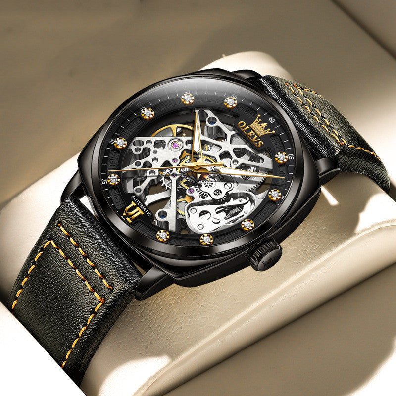 Hollow Mechanical Watch Men's