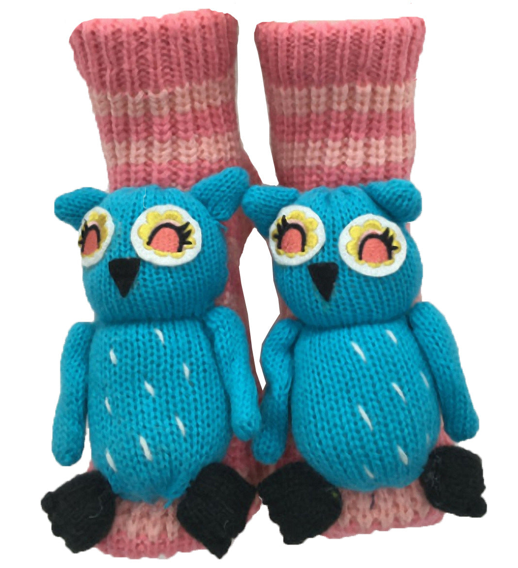 Women's Fashion 3D Cartoon Woolen Yarn Socks