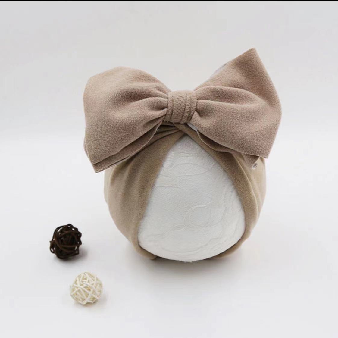 New Newborn Baby Bowknot Pullover Hat