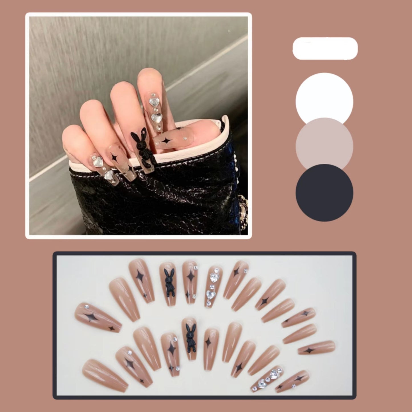 Manicure Combination Patch Finished Product Removable