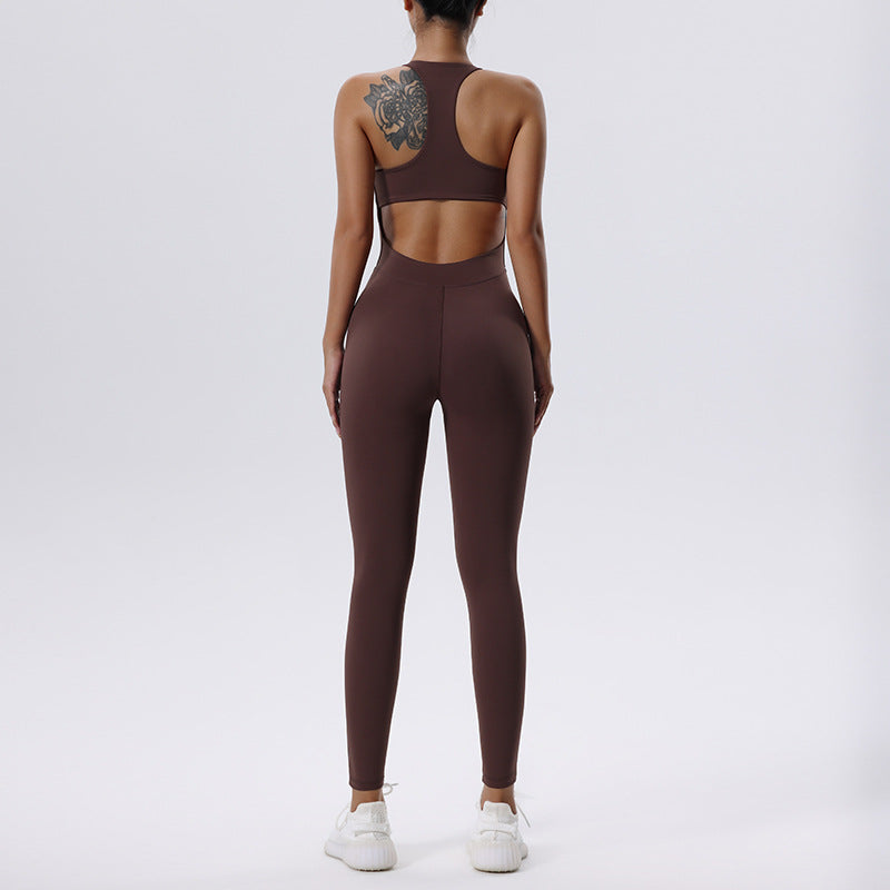 Yoga Bodysuit Women's Bra Nude Feel