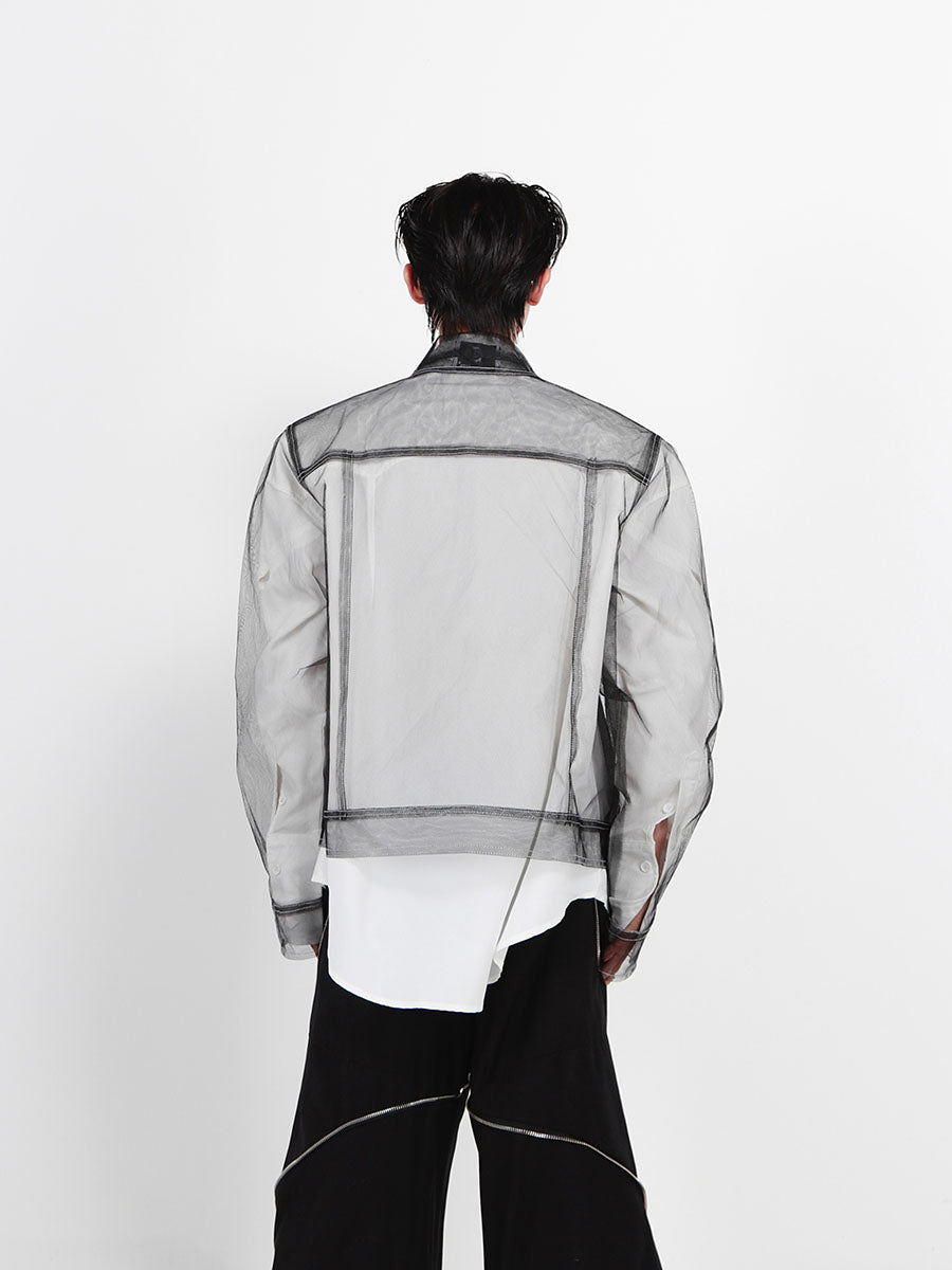 Shirt Senior Punk Fried Street Long Sleeve Coat Male