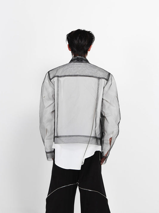 Shirt Senior Punk Fried Street Long Sleeve Coat Male