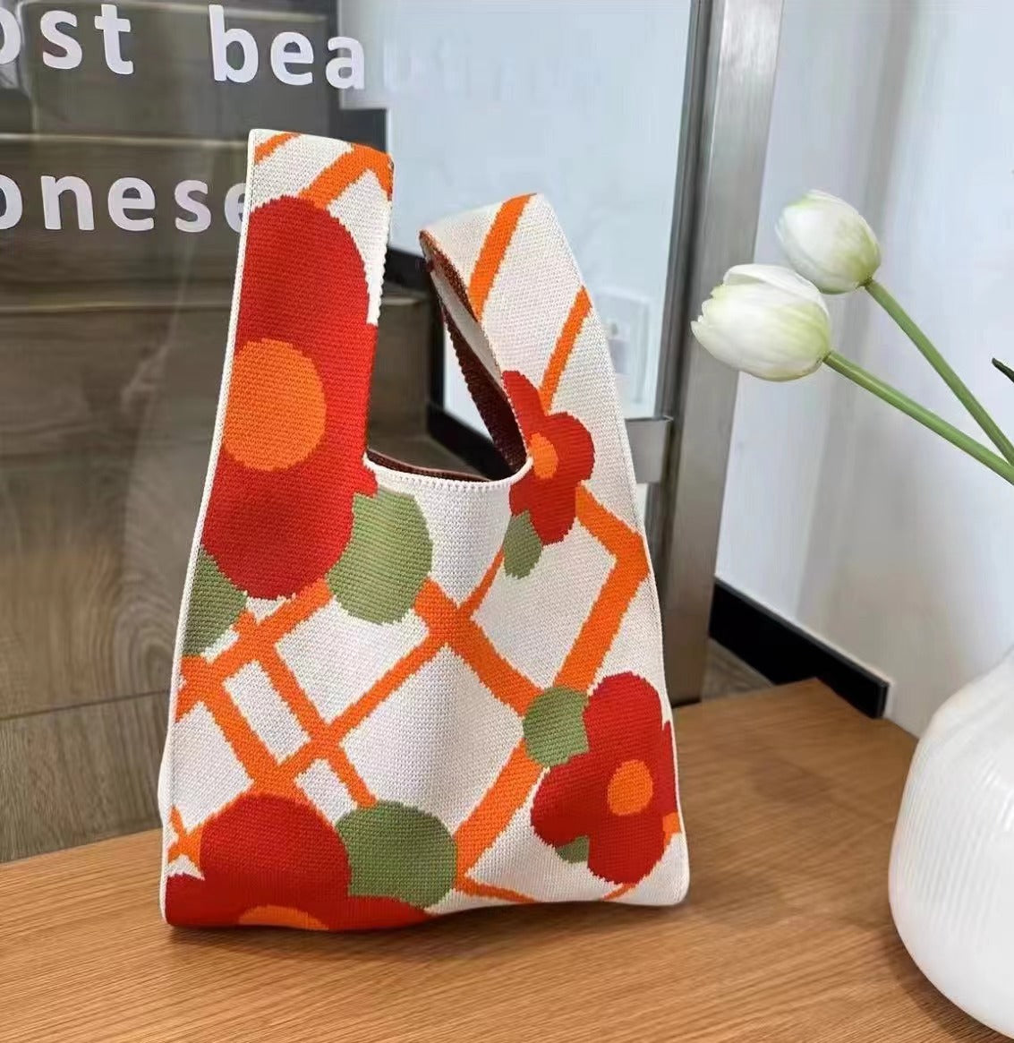 Women's Knitted Bag All-match Casual Handbag