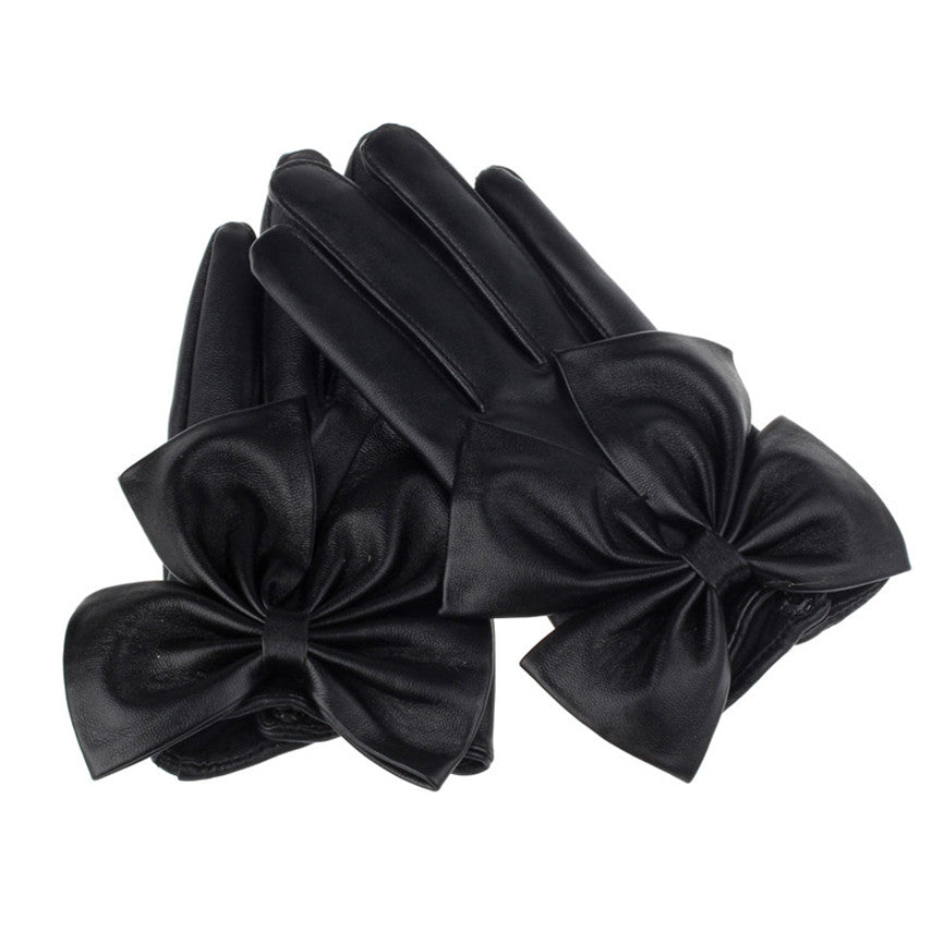 Big bow performance dance performance non-slip gloves