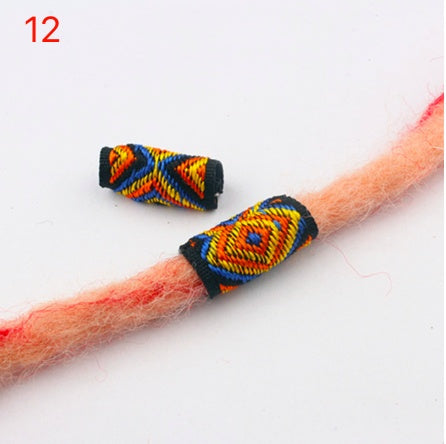 10 Pcs / Lot colorful mix fabric hair braid