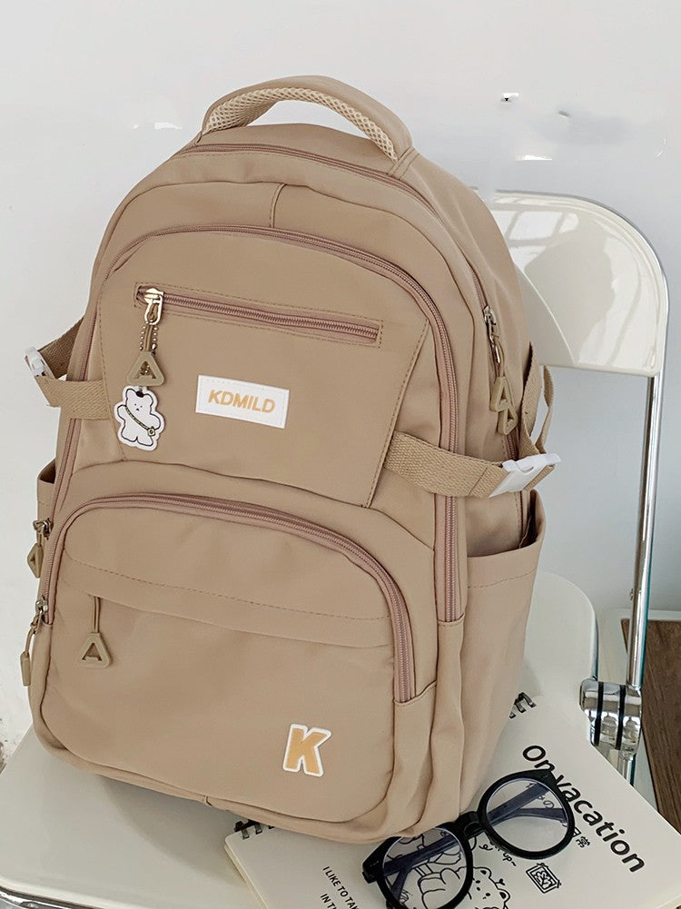 Schoolbag High School Students College Net Red Backpack