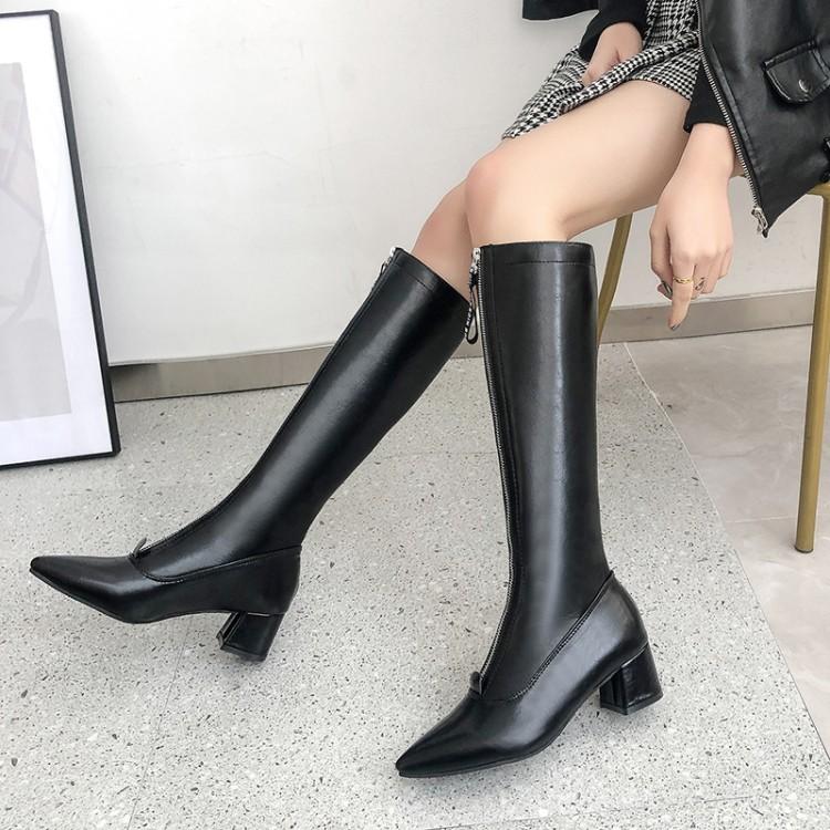 Autumn and winter boots leather boots