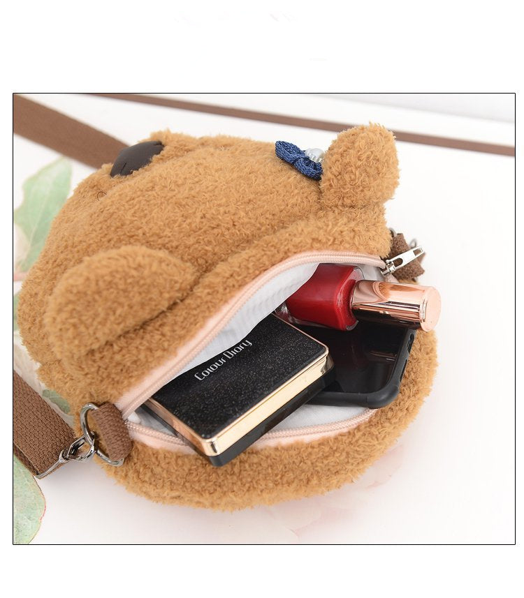 Cartoon cute plush bag